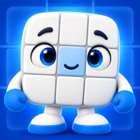Sudoku: Logos app icon with the puzzle companion